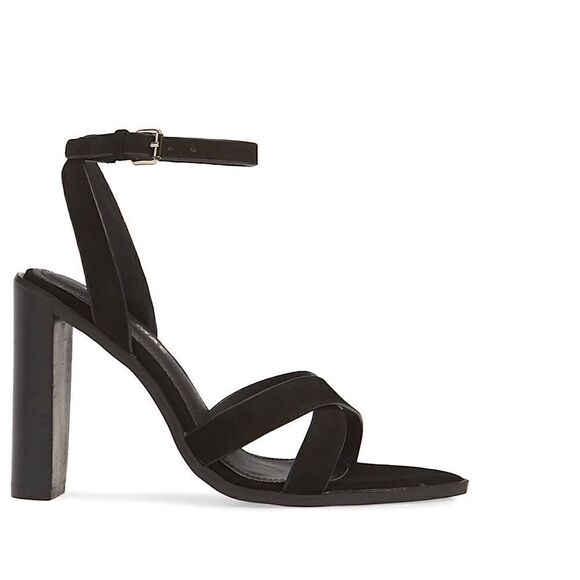 Alias Mae Sonny Leather Block Heel Sandals Black - Picture 3 of 8
